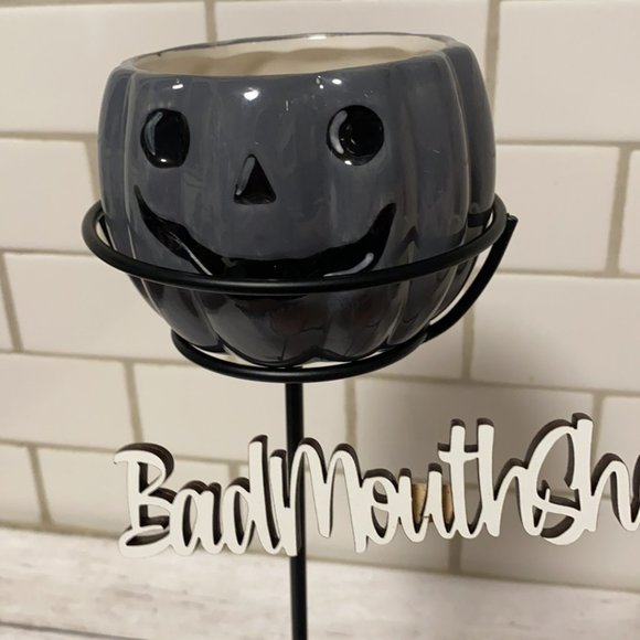 *Joann Place & Time Halloween 15.16in 3-tier Pumpkin Bowl Planter with Stand - Picture 2 of 9